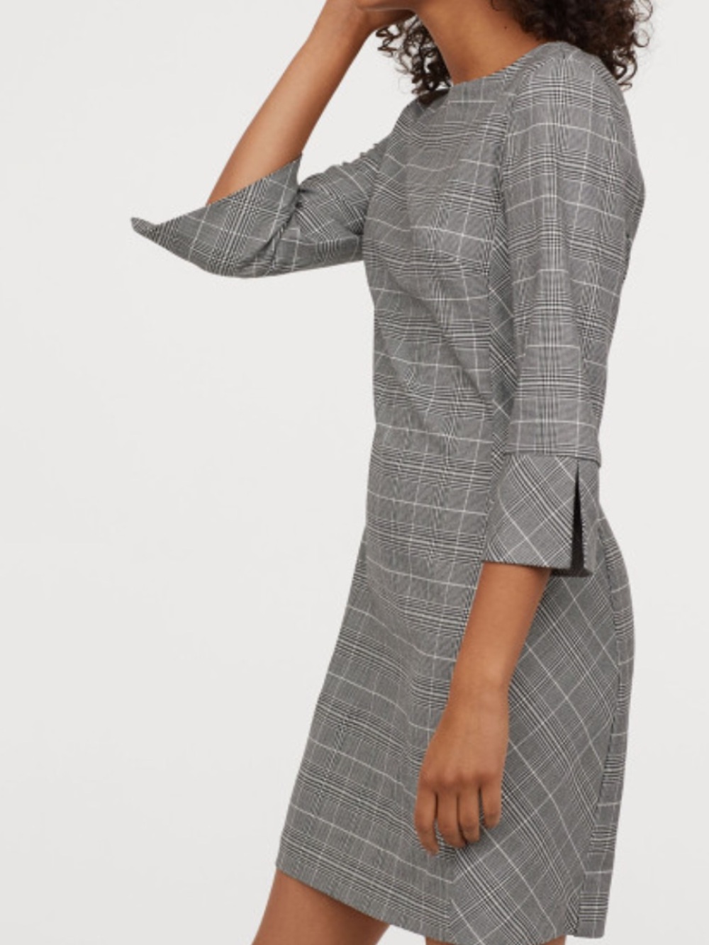H&M Plaid Sheath Dress